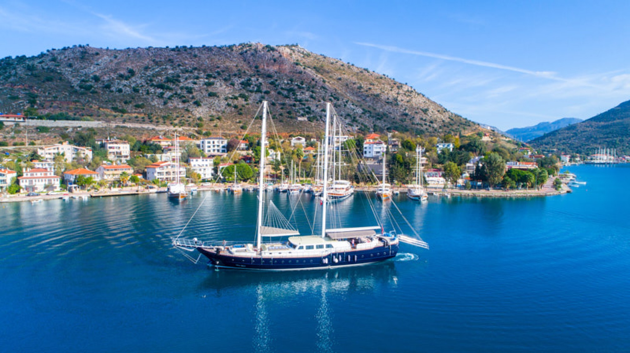 Goélette de location Nevra Queen 20 pax ancré