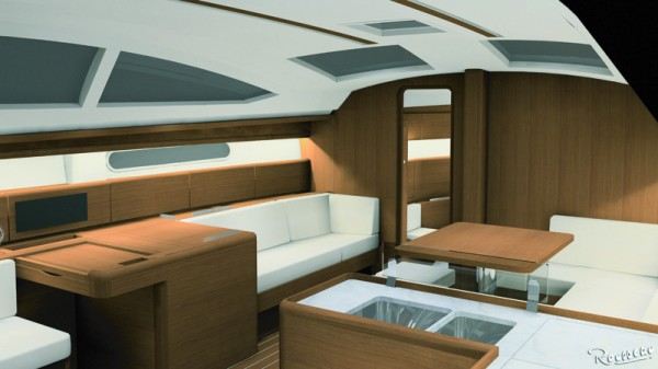 Sun Odyssey 45 DS velero de alquiler, salón