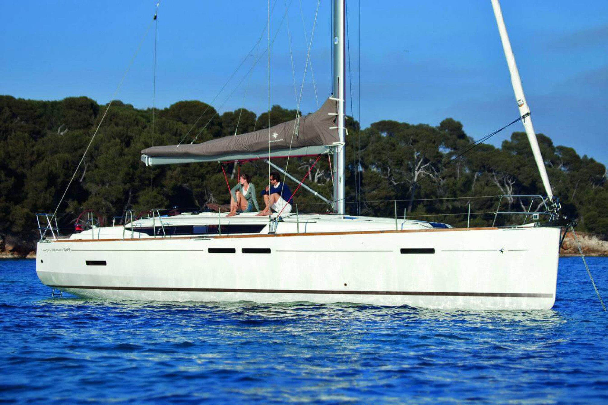 Sun Odyssey 449 sailboat charter mooring
