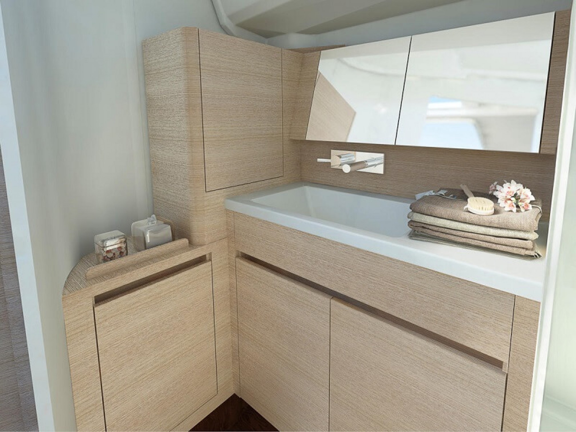 Bateau de location Hanse 418 bain