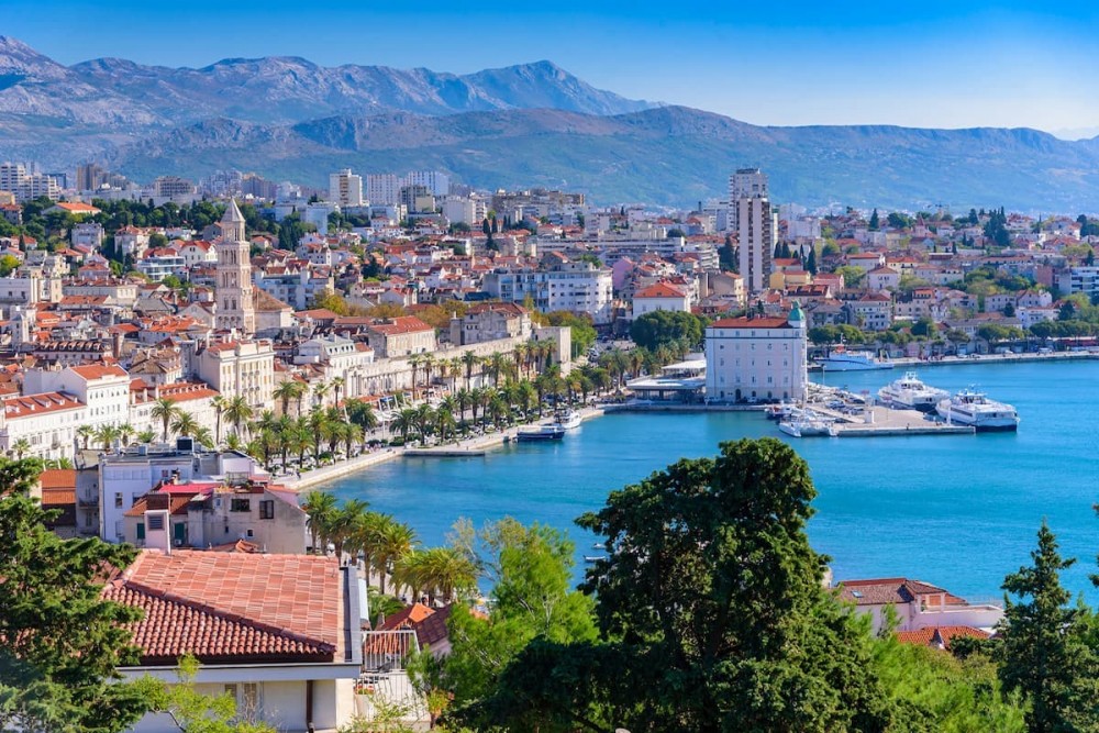 Puerto Split en Croacia