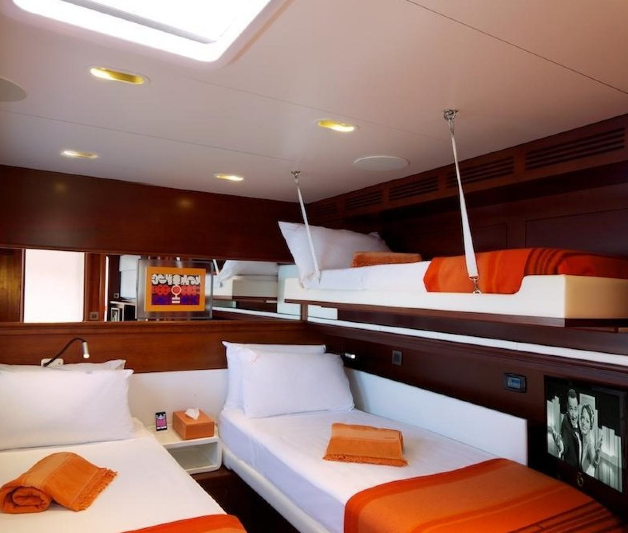MAITA'I Luxury Catamaran Cabin
