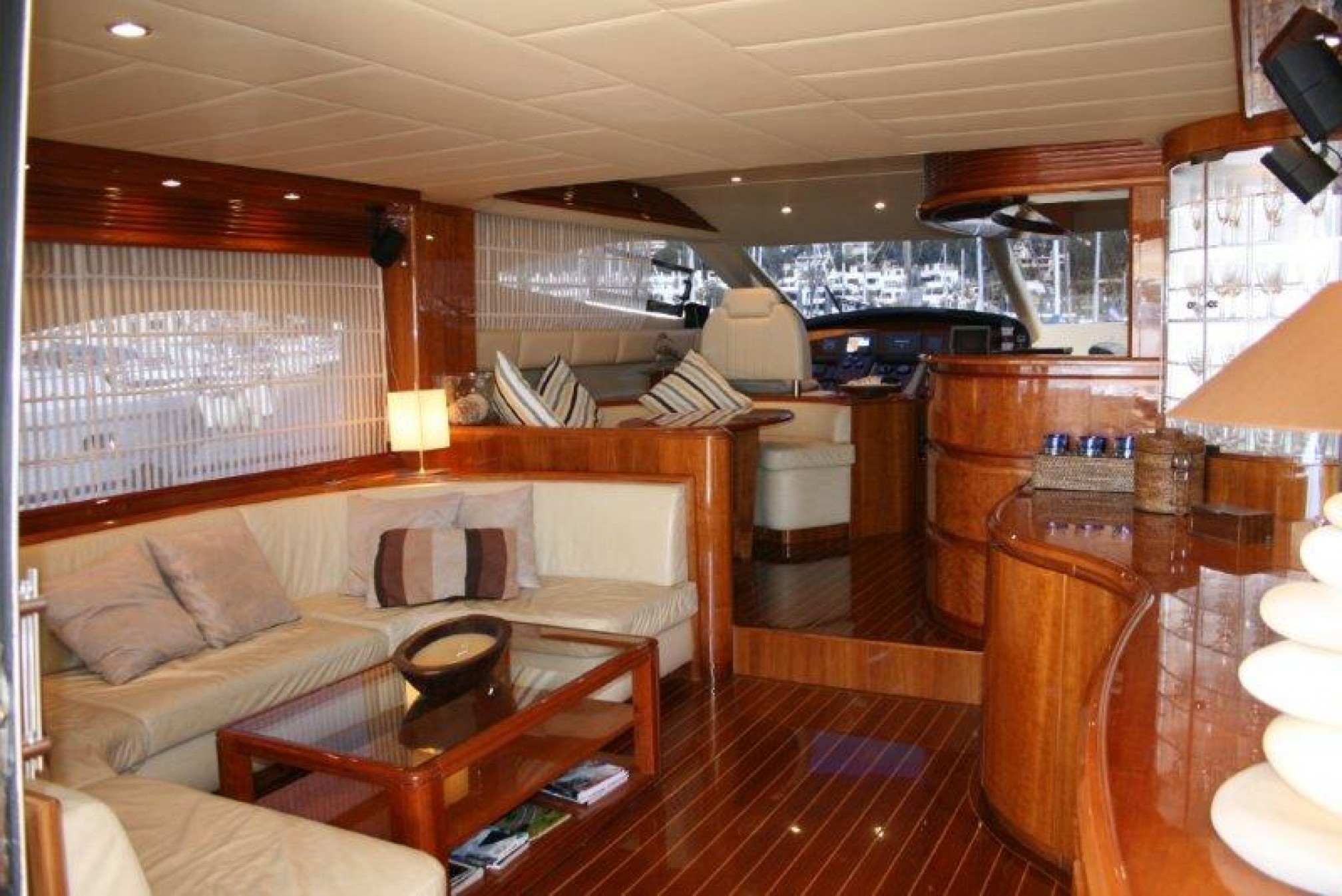  Astondoa 66 yacht charter salon