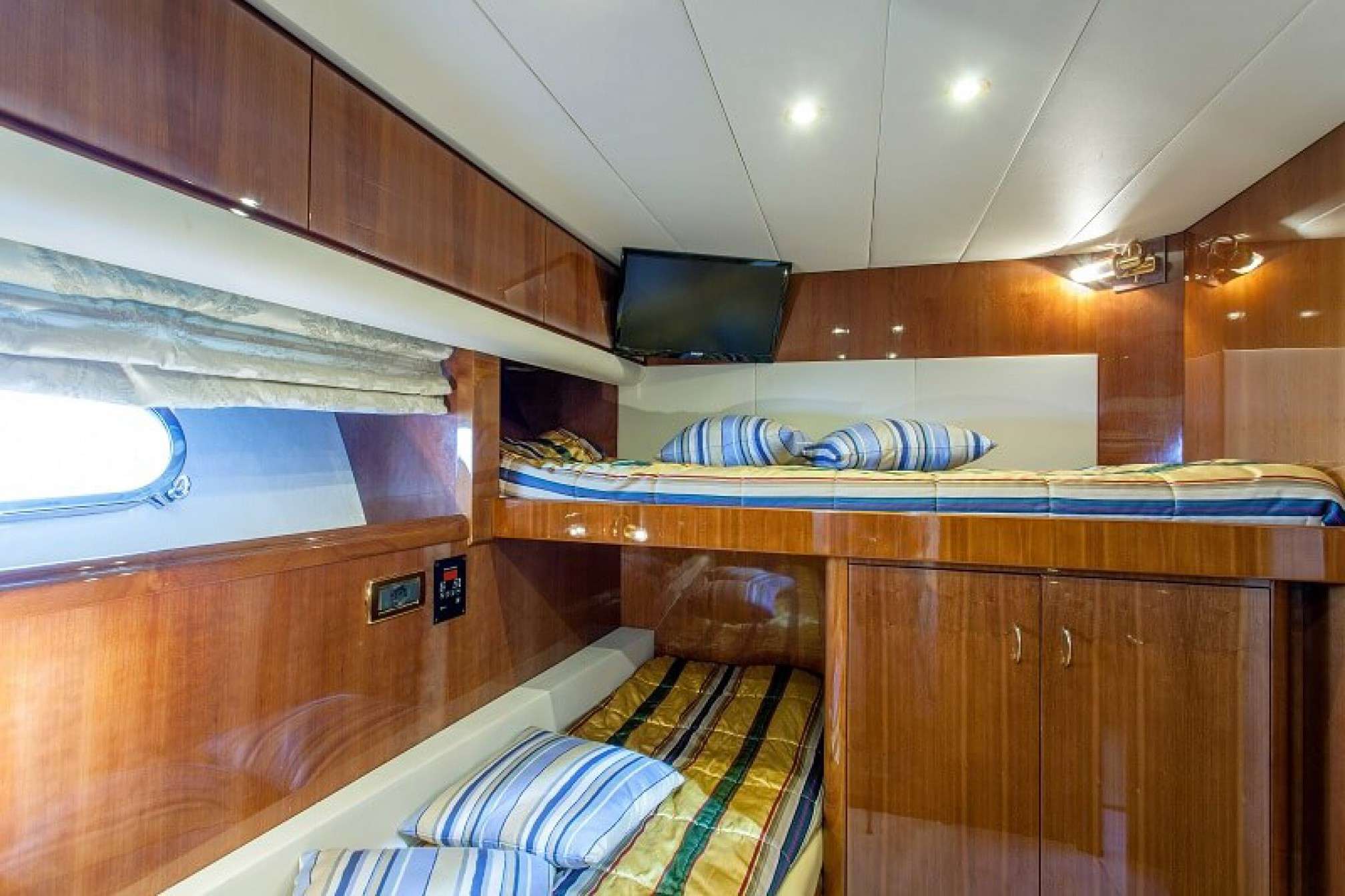 Firebird 68 yacht charter cabin