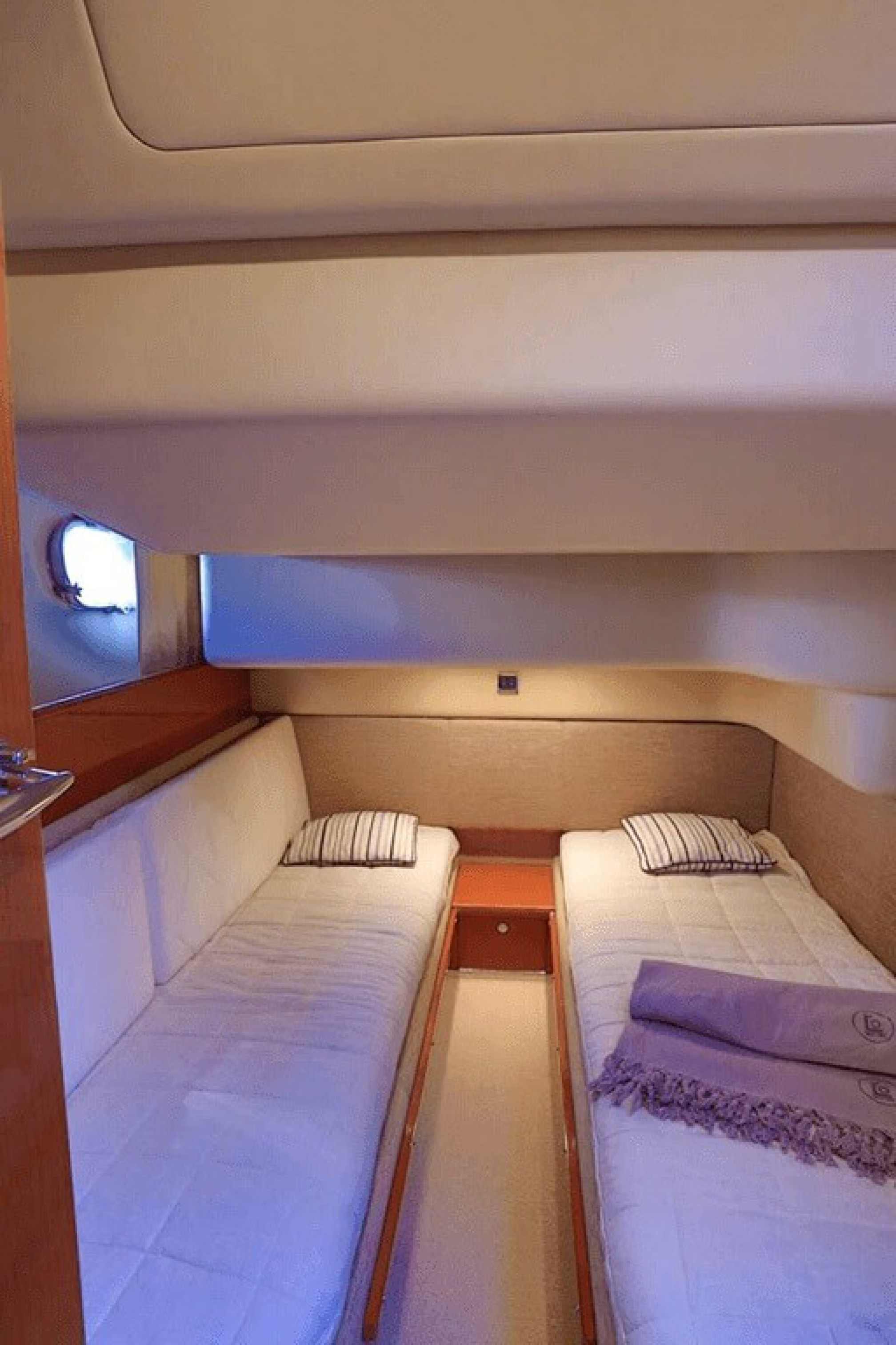 Princess 42 yacht charter cabin
