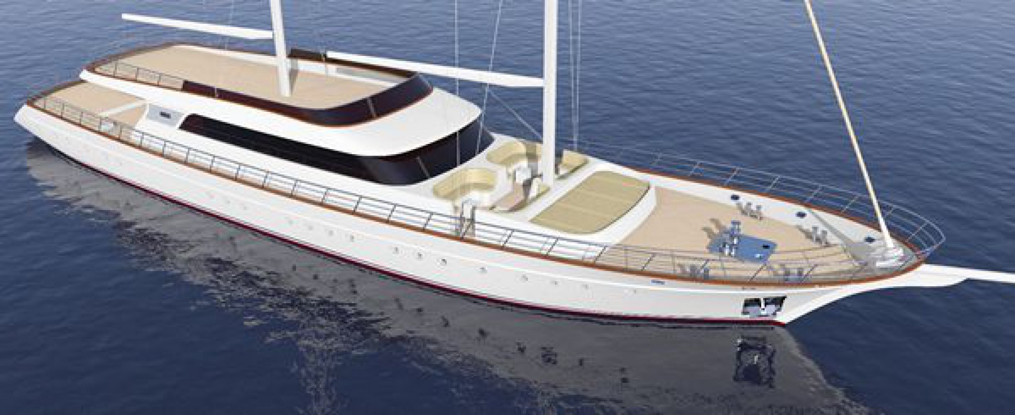 Rental yacht Gita anchored