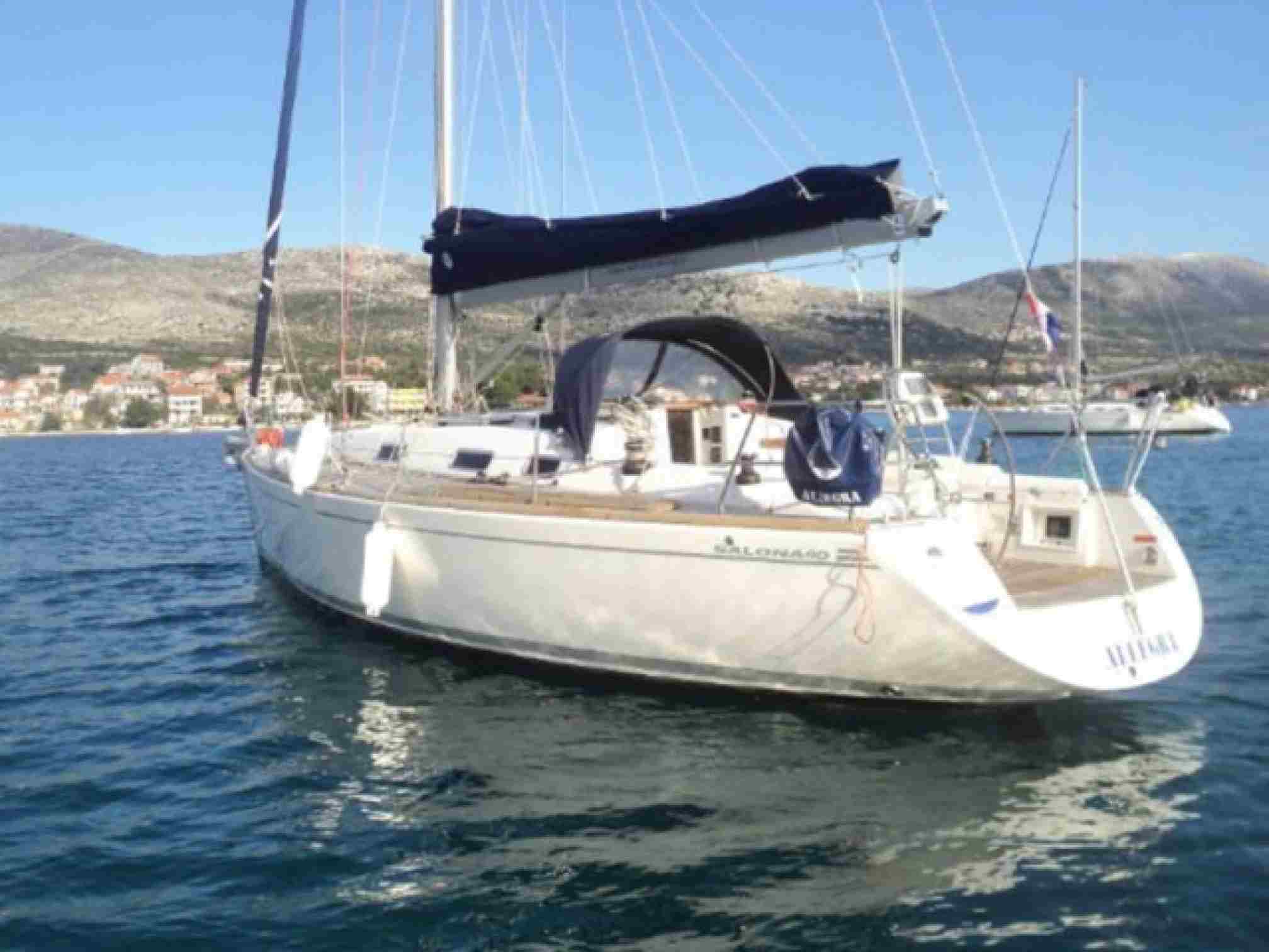 Salona 40 sailboat charter mooring